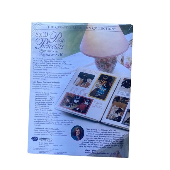 SIX Sets Creative Memories 8x10 Page Protectors New Sealed 1999 - Picture 2 of 8